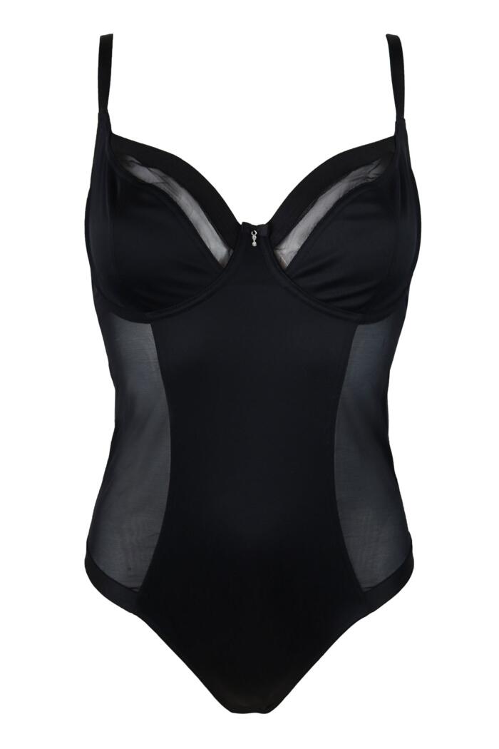 Pour MoiViva Luxe Underwired Bodysuit Black- 15009Bravo Bra Boutique