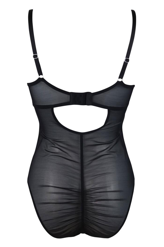 Pour MoiViva Luxe Underwired Bodysuit Black- 15009Bravo Bra Boutique