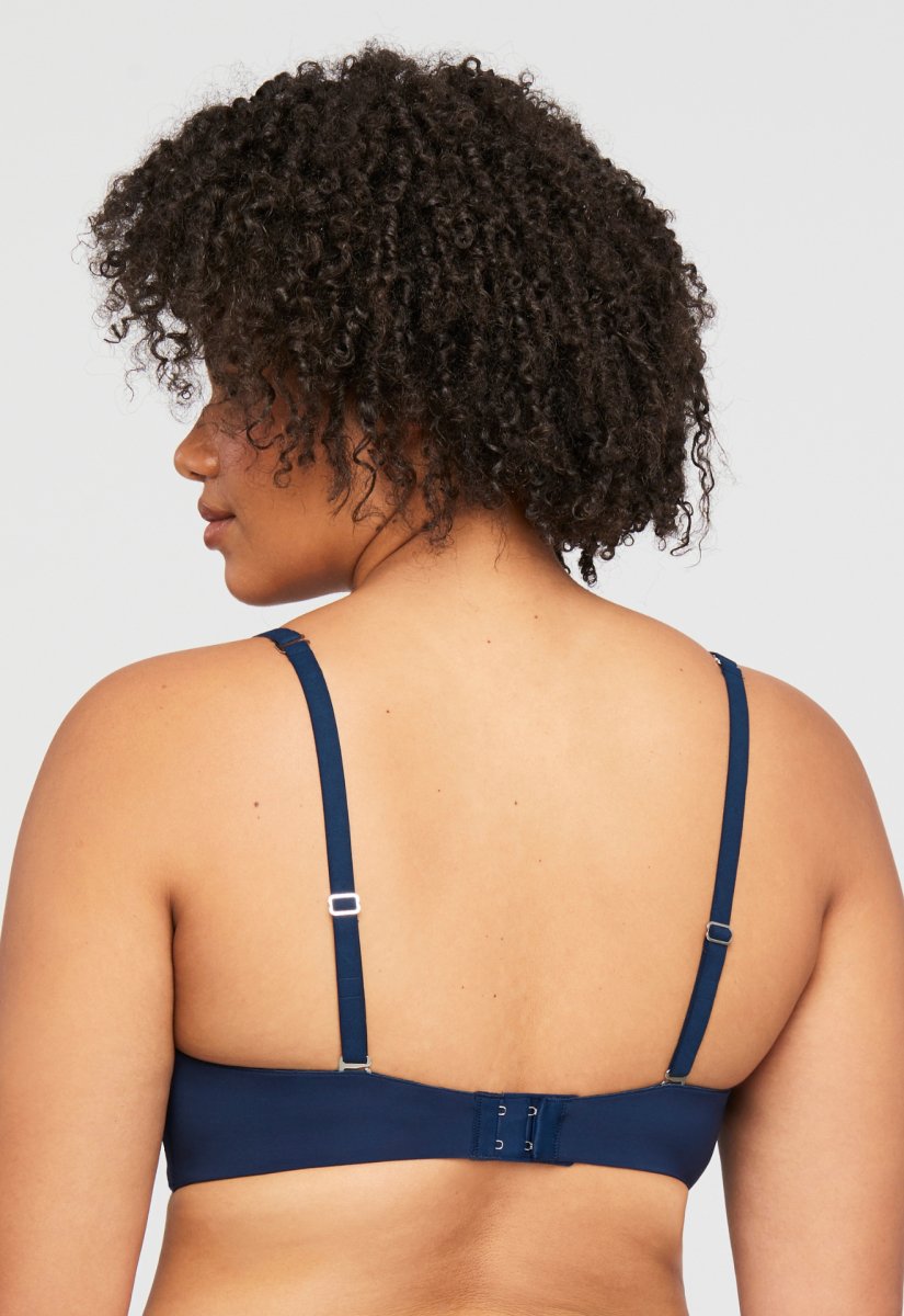 Bra without wire blue